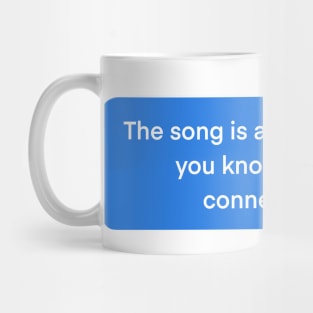 Bang Chan Connected speech bubble (white) Mug